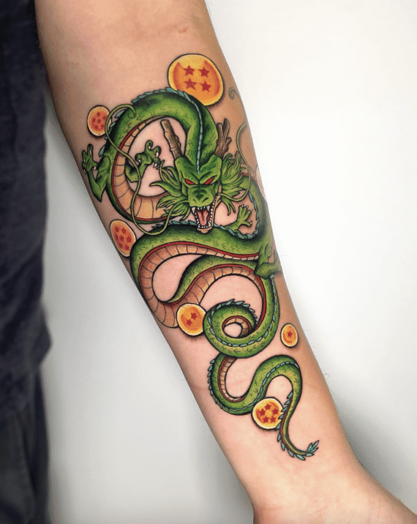 Shenron Dragon Balls Tattoo