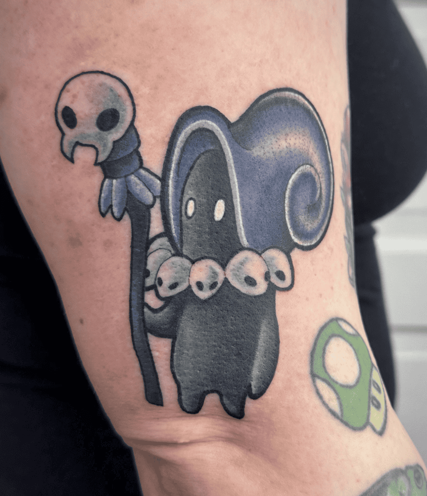 Snail Shaman Simple Hollow Knight Tattoo