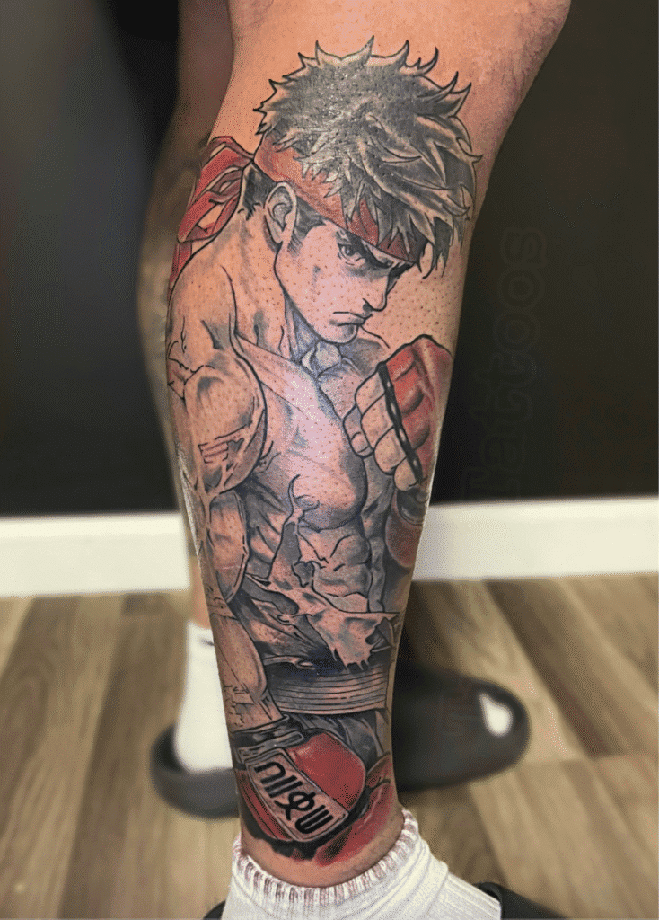 Street Fighter Video Game Tattoo