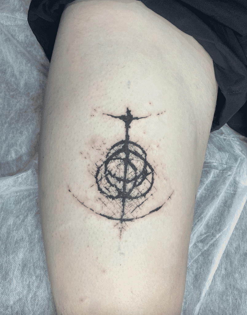 The Elden Ring Soulsborne Tattoo