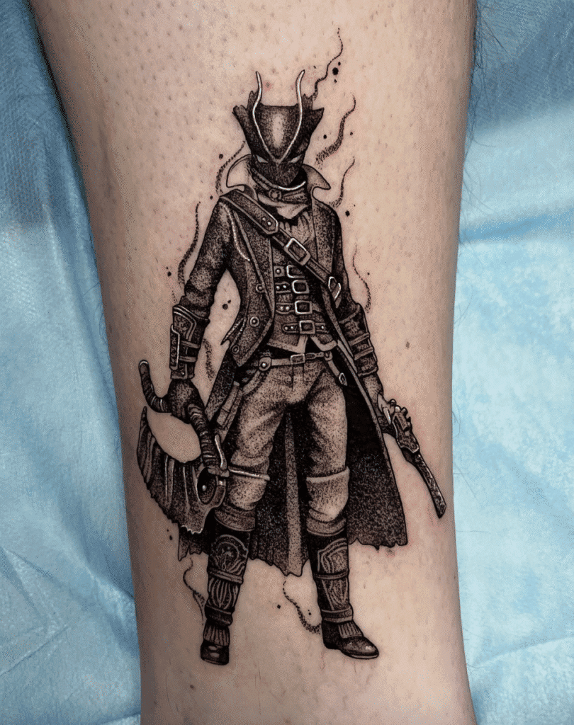 The Hunter Two Soulsborne Tattoo