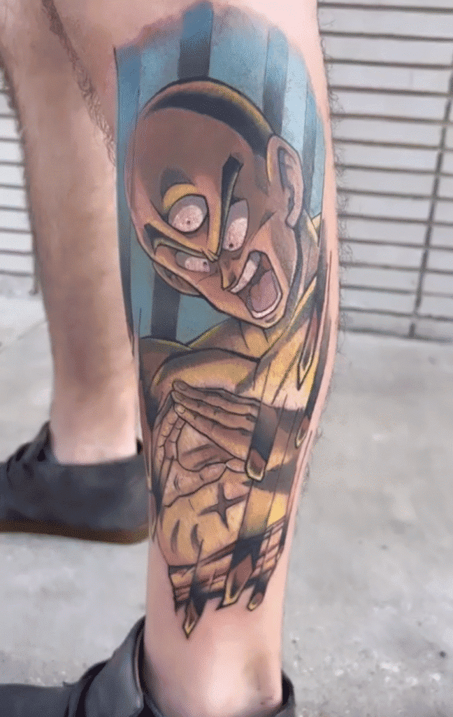 Tien Dragon Ball Tattoo