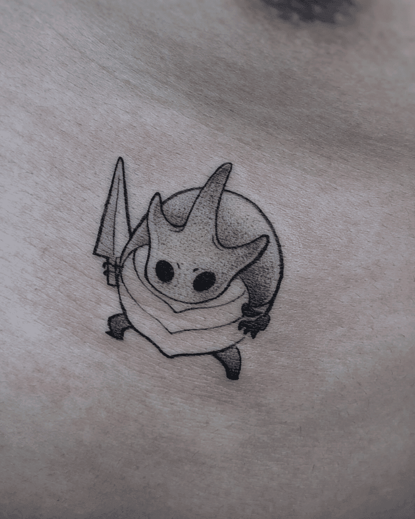 Watcher Knight Simple Hollow Knight Tattoo