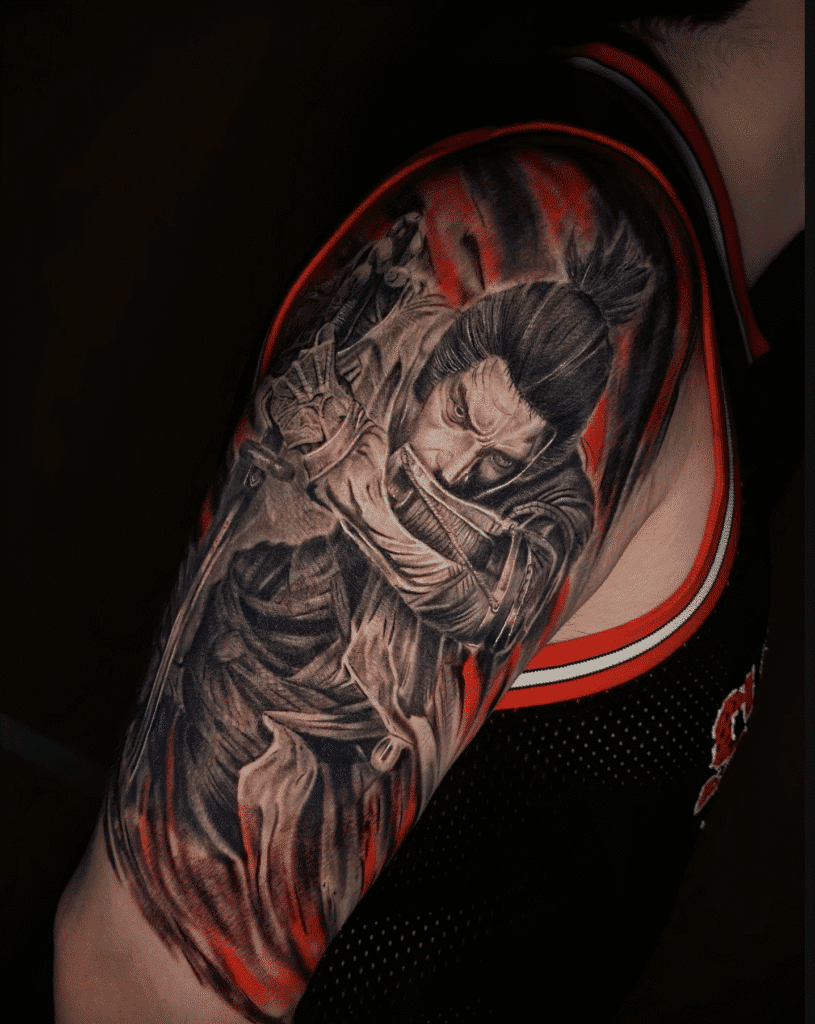 Wolf Soulsborne Two Tattoo
