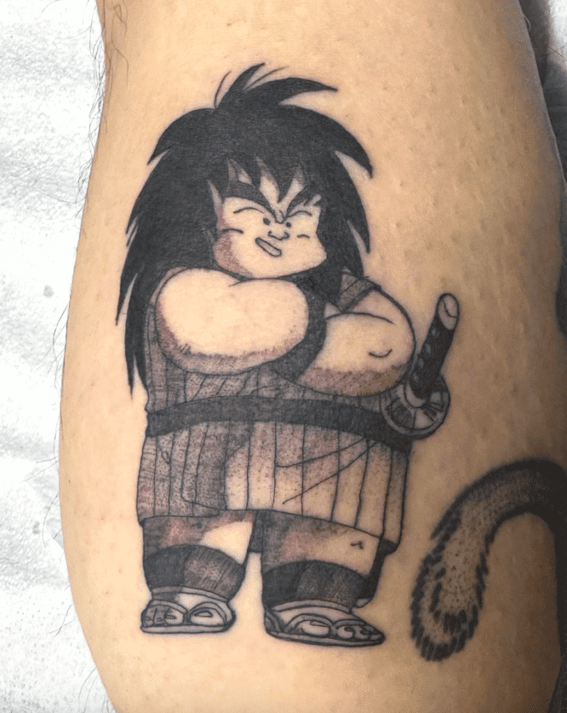 Yajirobe Dragon Ball Tattoo