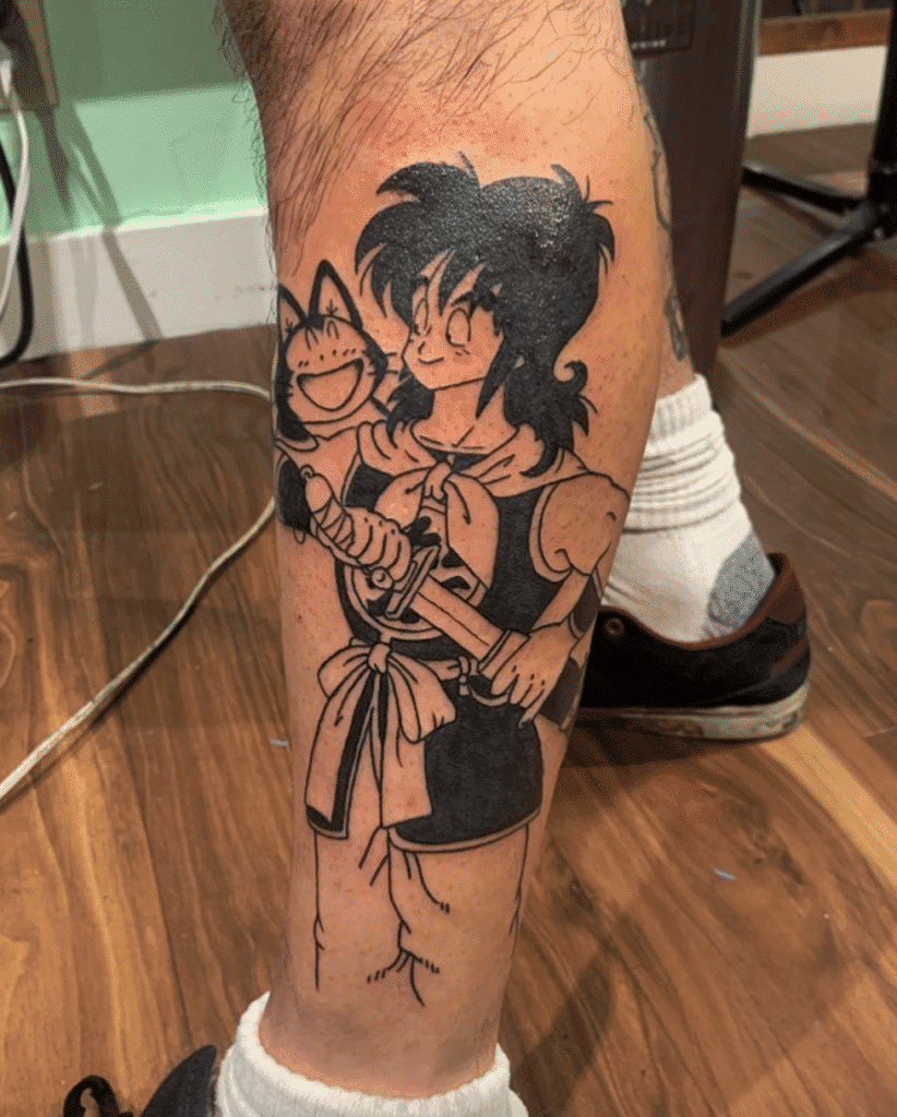 Yamcha Dragon Ball Tattoo