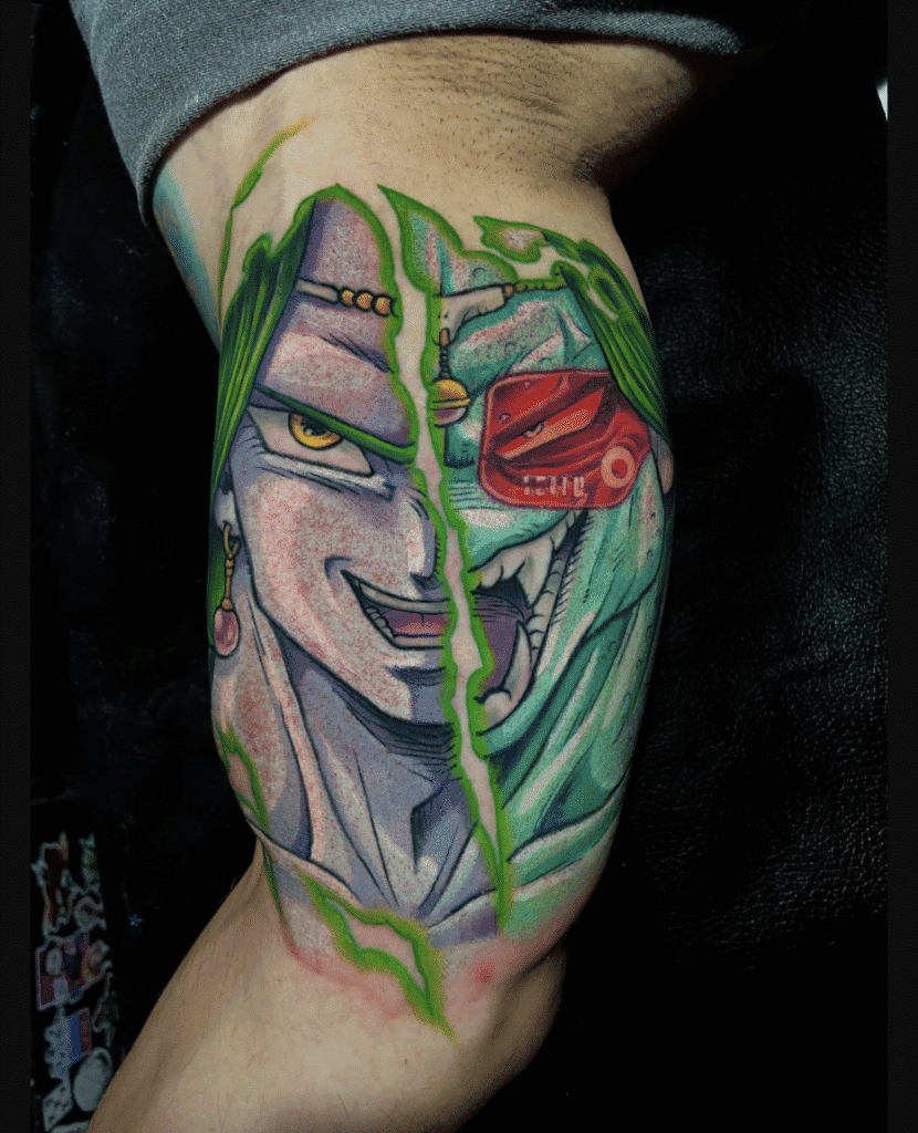Zarbon Dragon Ball Tattoo