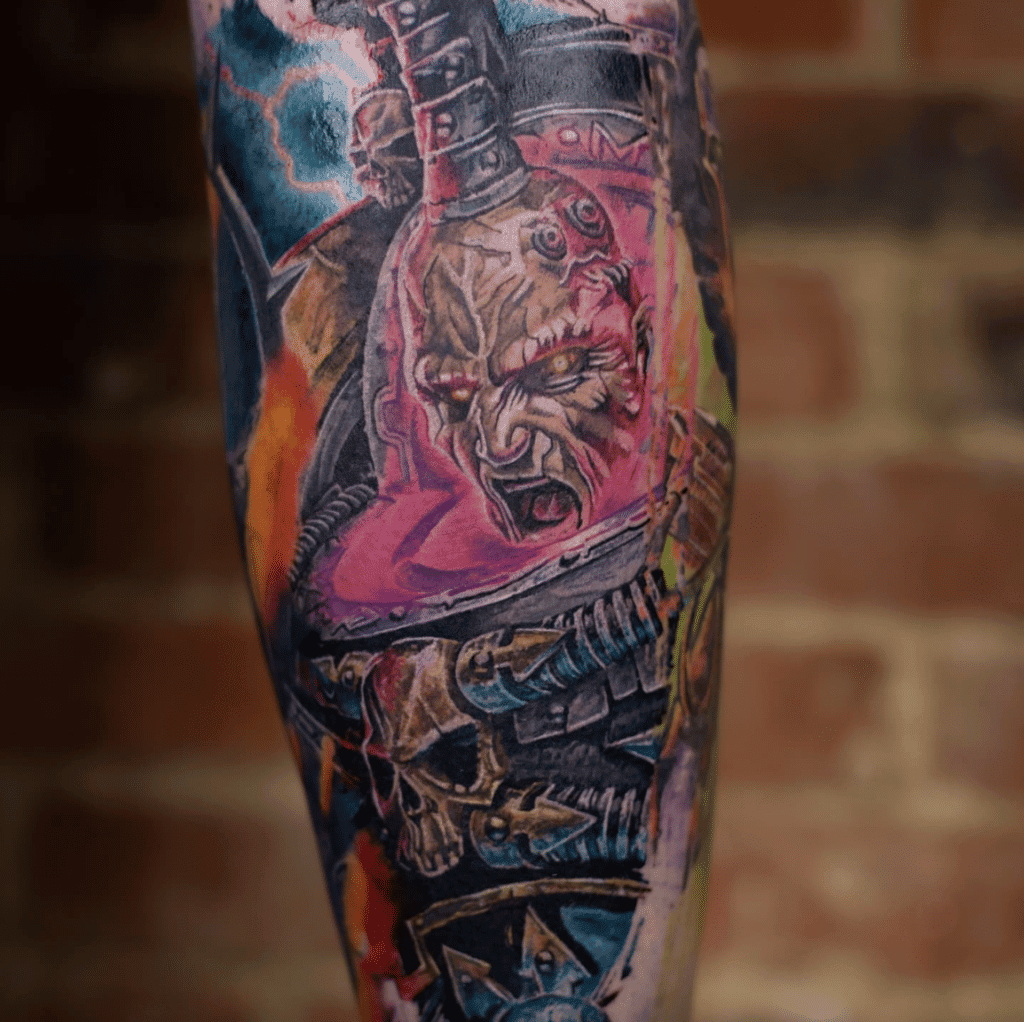 Abbadon Warhammer 40k Tattoo