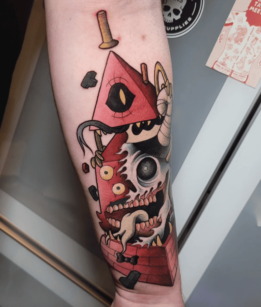 Adventure Time Bill X Gravity Falls Tattoo