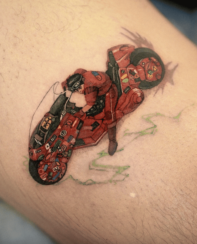 Akira Bike Anime Tattoo