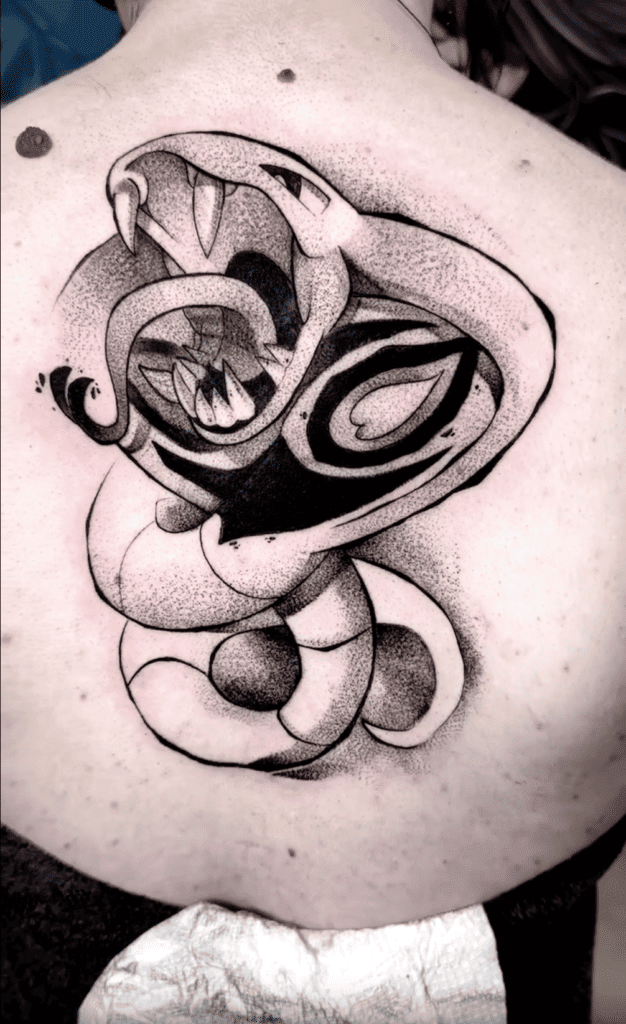 Arbok Bite Kanto Pokémon Tattoo