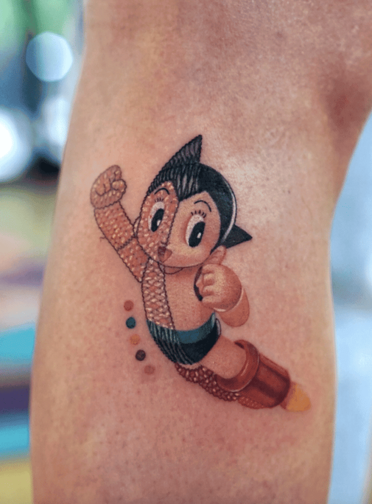 Astroboy Anime Tattoo
