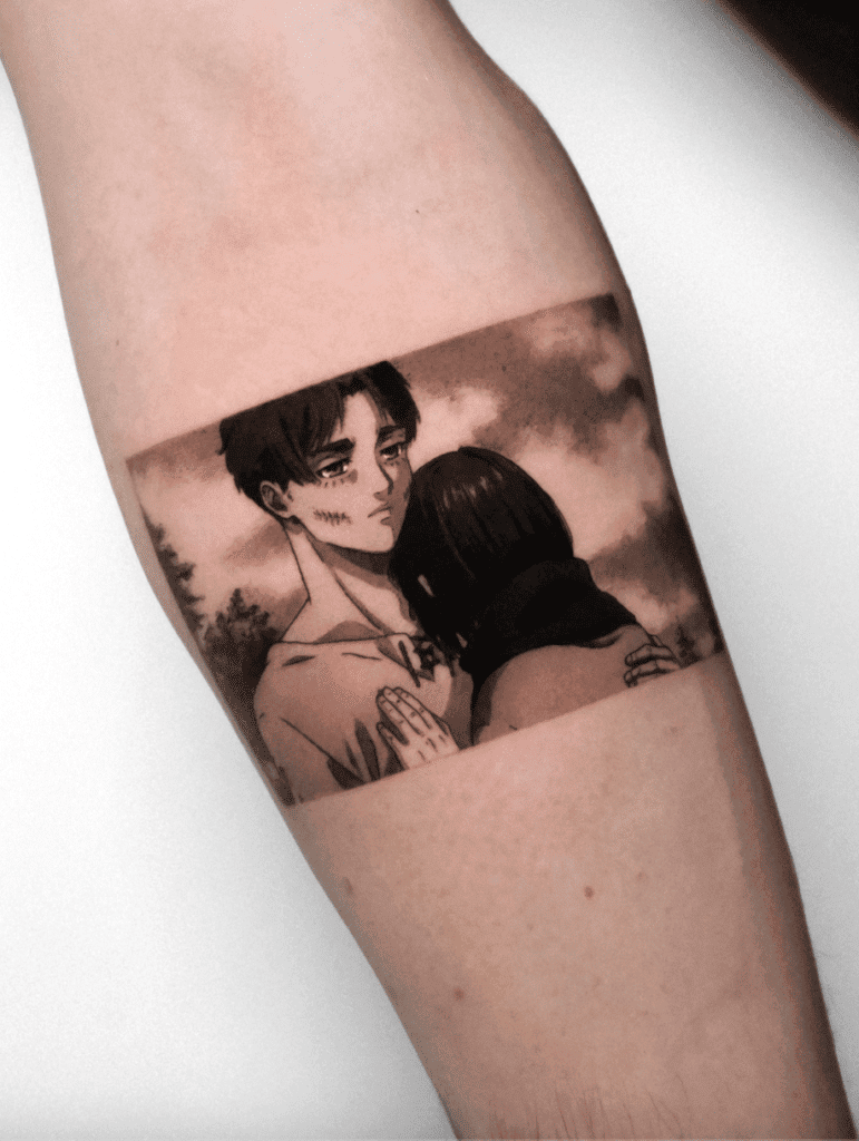 Attack on Titan Anime Tattoo