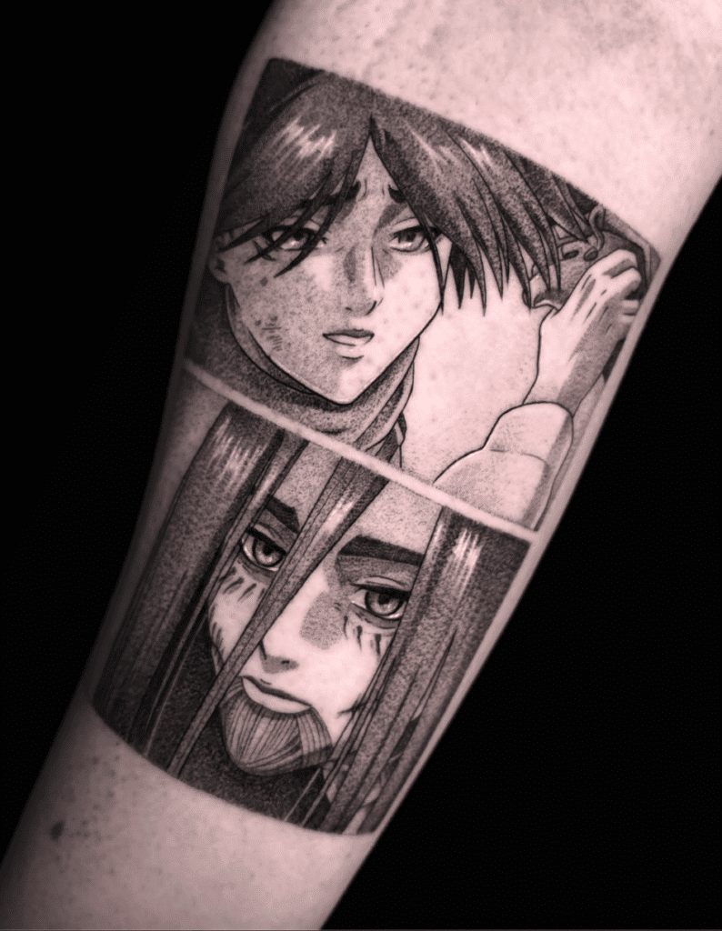 Attack on Titan Finale Anime Tattoo