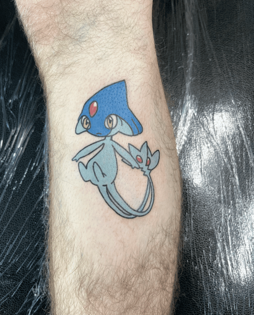 Azelf Sinnoh Pokémon Tattoo