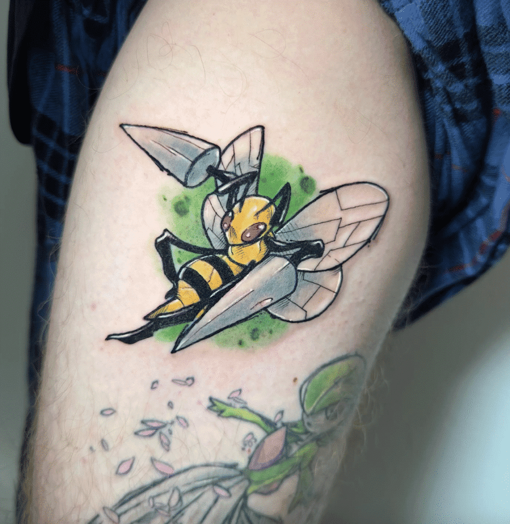 Beedrill Johto Pokémon Tattoo