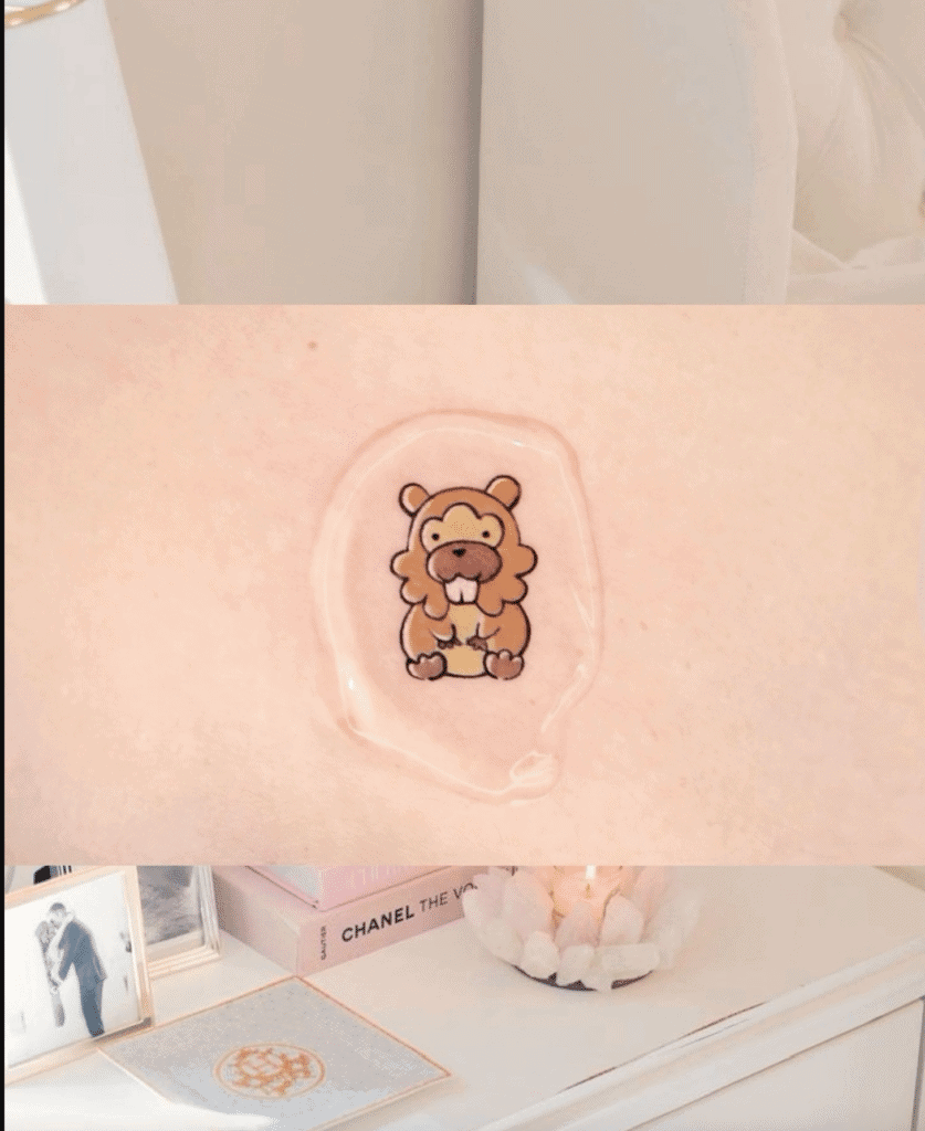 Bidoof Sinnoh Pokémon Tattoo