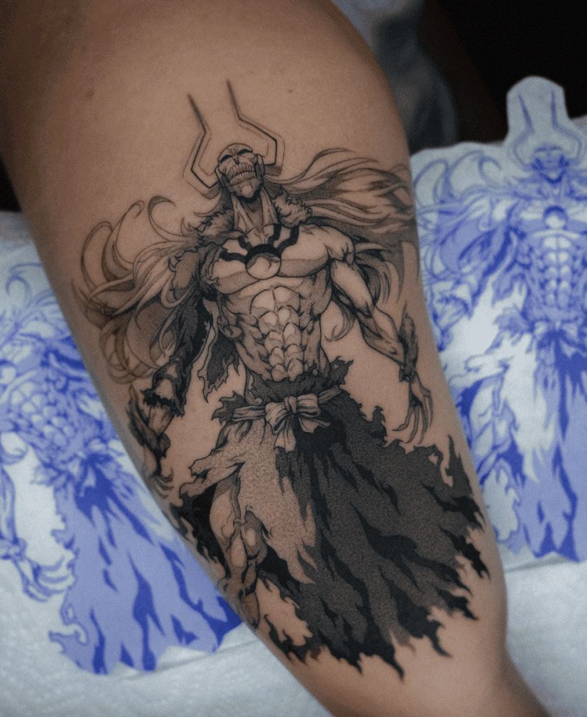 Bleach Hollow Anime Tattoo