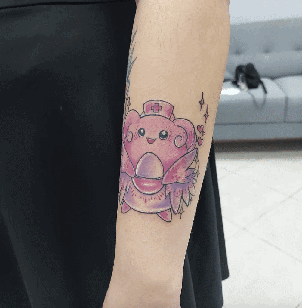 Blissey Johto Pokémon Tattoo
