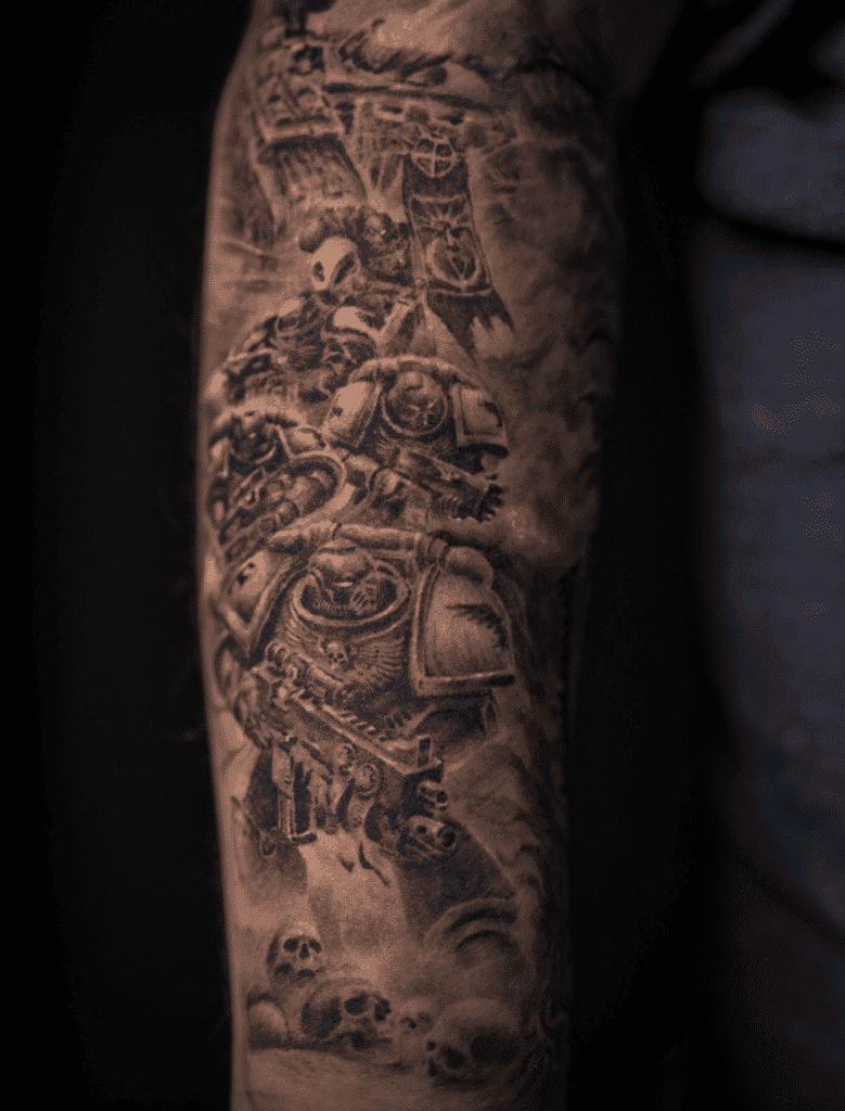 Blood Ravens Warhammer 40k Tattoo