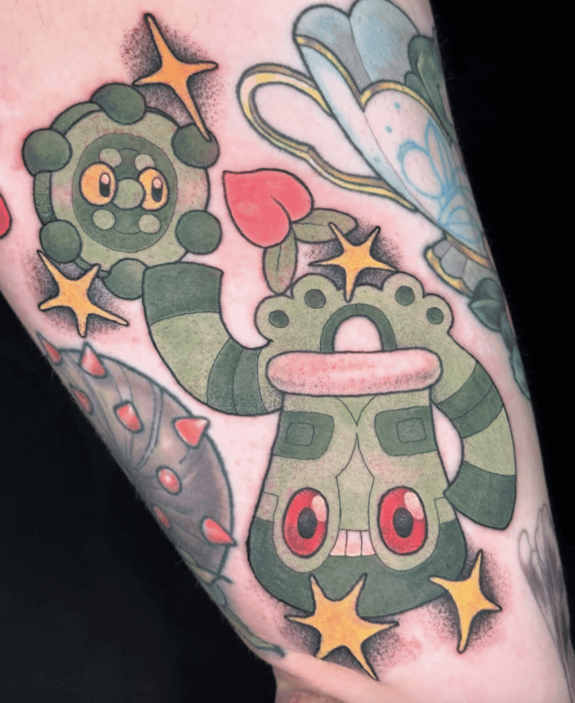 Bronzong Sinnoh Pokémon Tattoo