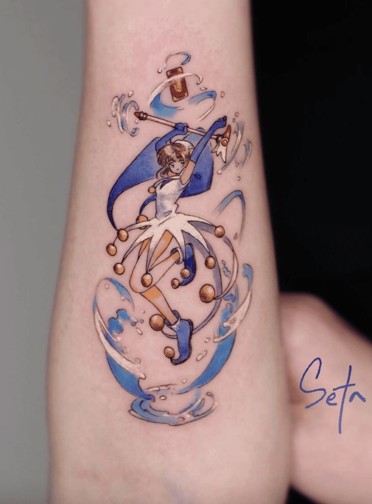 Cardcaptor Sakura Water Anime Tattoo