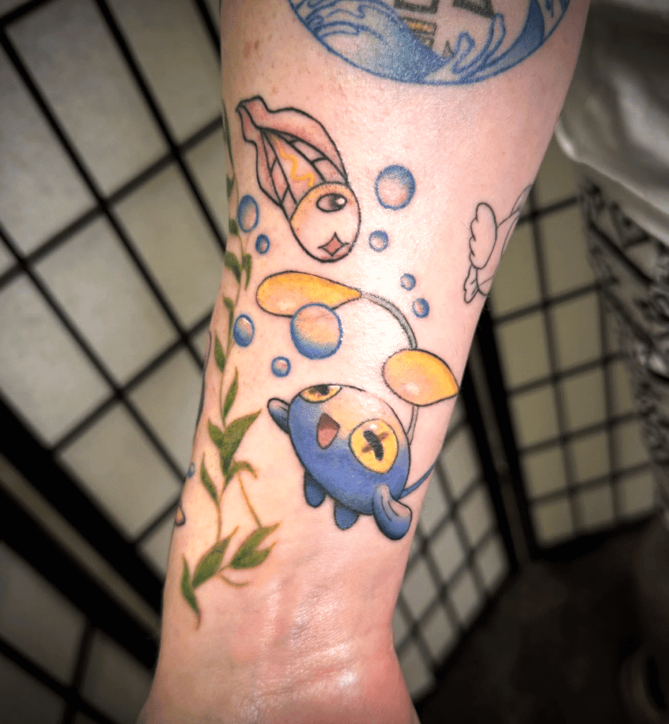 Chinchou Johto Pokémon Tattoo