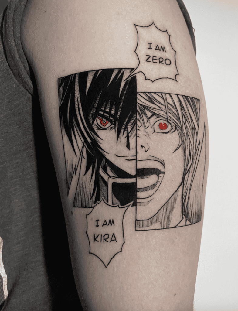 Code Geass Zero Anime Tattoo