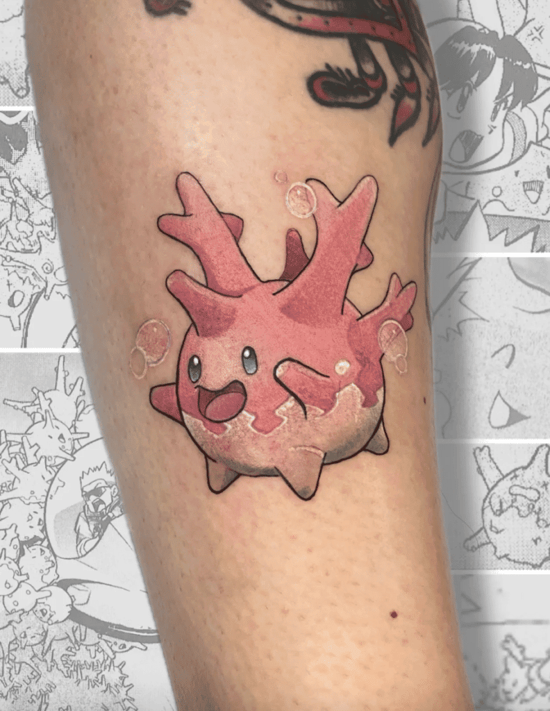 Corsola Johto Pokémon Tattoo