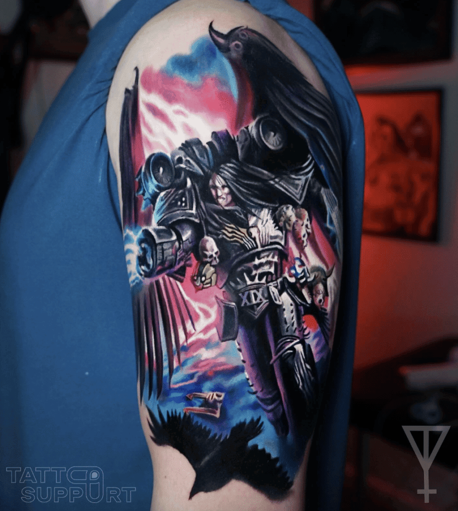 Corvus Corax Warhammer 40k Tattoo