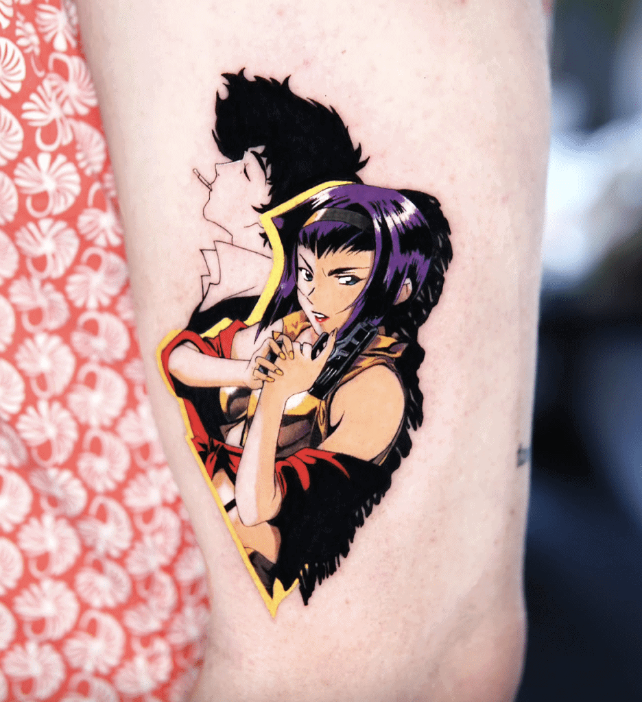 Cowboy Bebop Faye Anime Tattoo