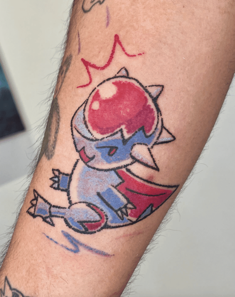 Cranidos Shiny Sinnoh Pokémon Tattoo