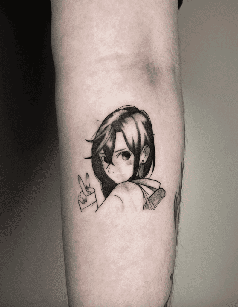 Dandadan Anime Tattoo