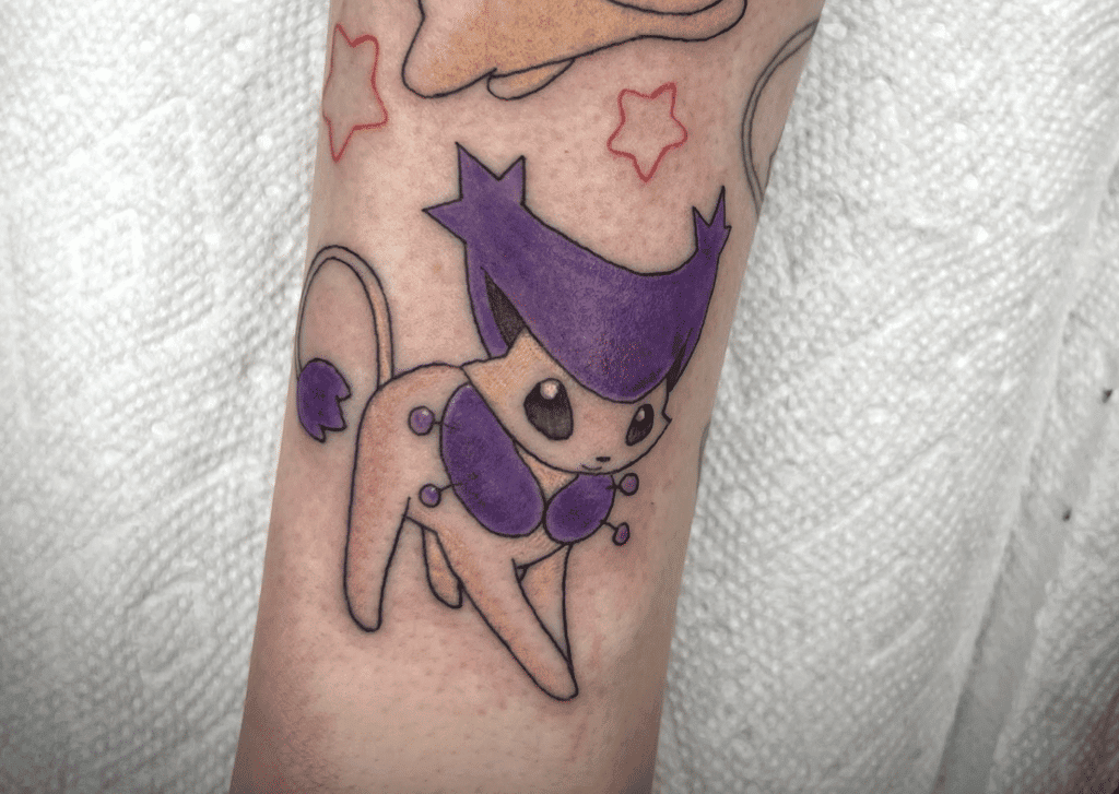 Delcatty Hoenn Pokémon Tattoo