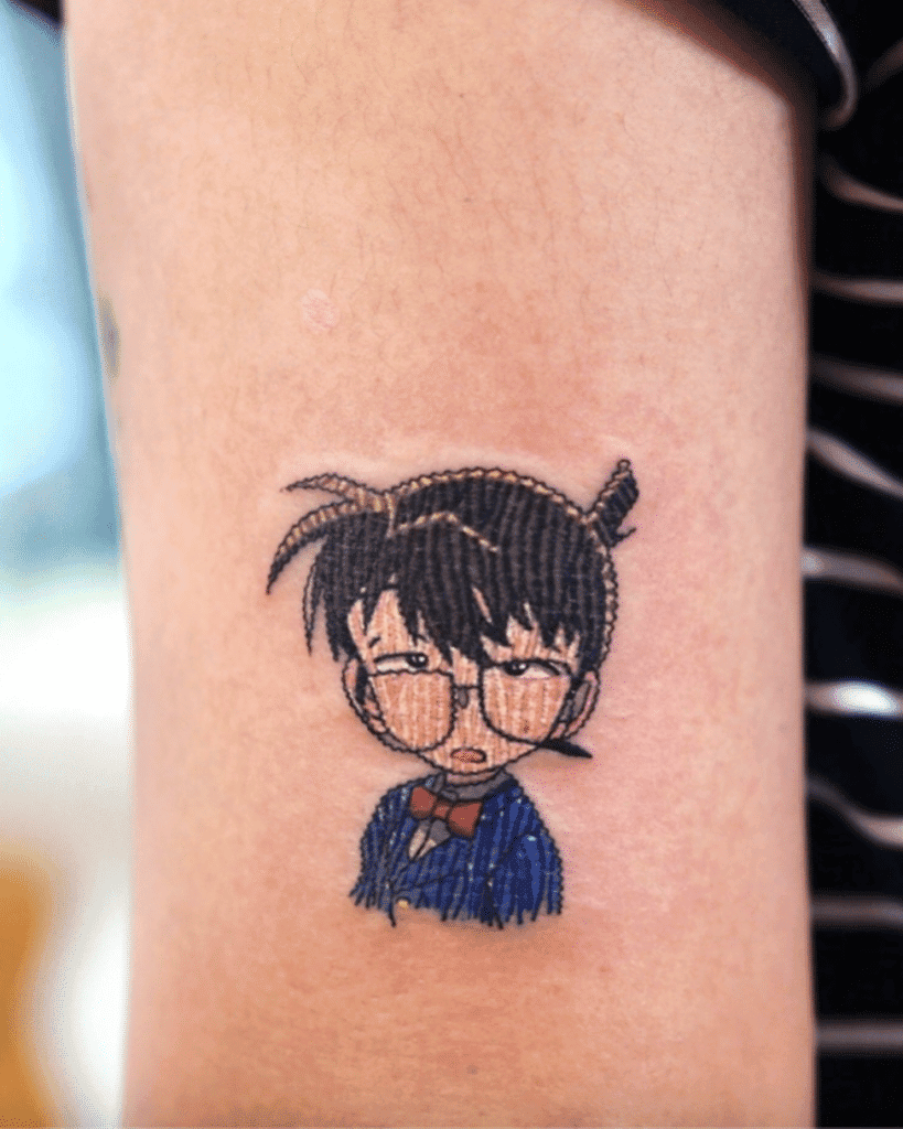 Detective Conan Sleepy Anime Tattoo