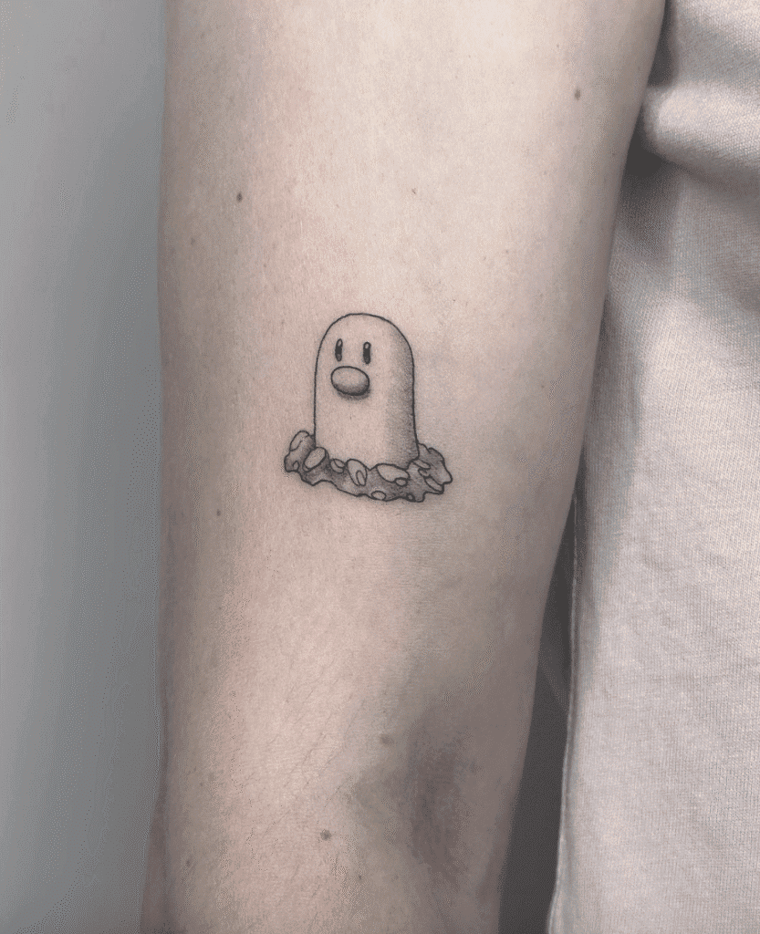 Diglett Johto Pokémon Tattoo