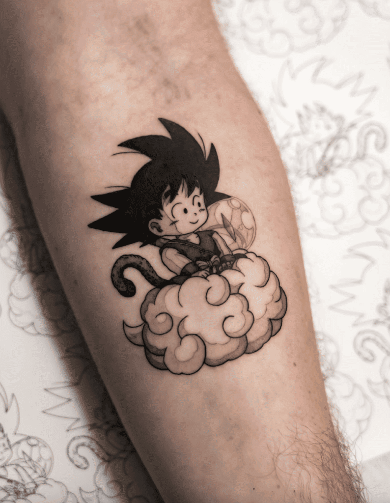 Dragon Ball Anime Tattoo