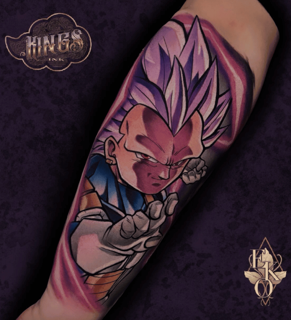 Dragon Ball Ultra Ego Anime Tattoo
