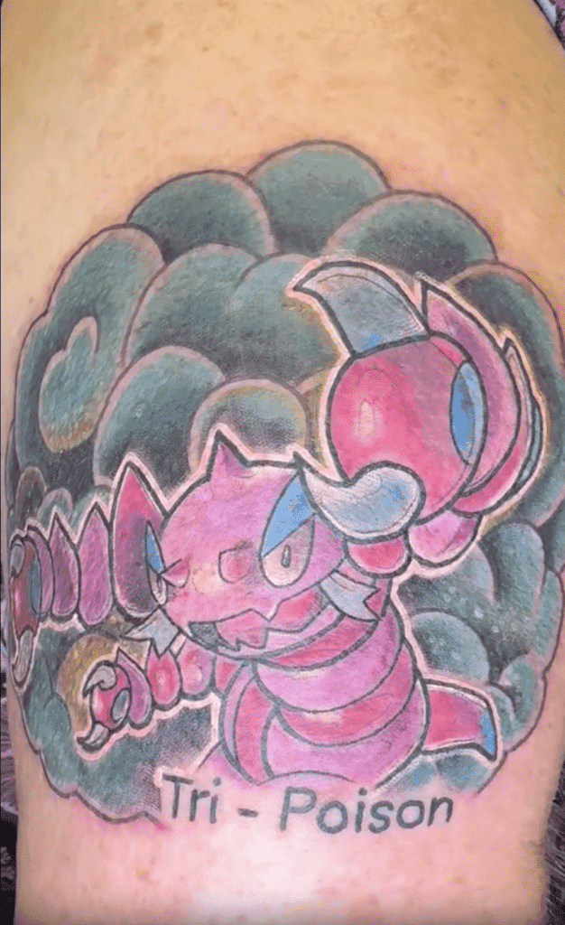 Drapion Poison Sinnoh Pokémon Tattoo