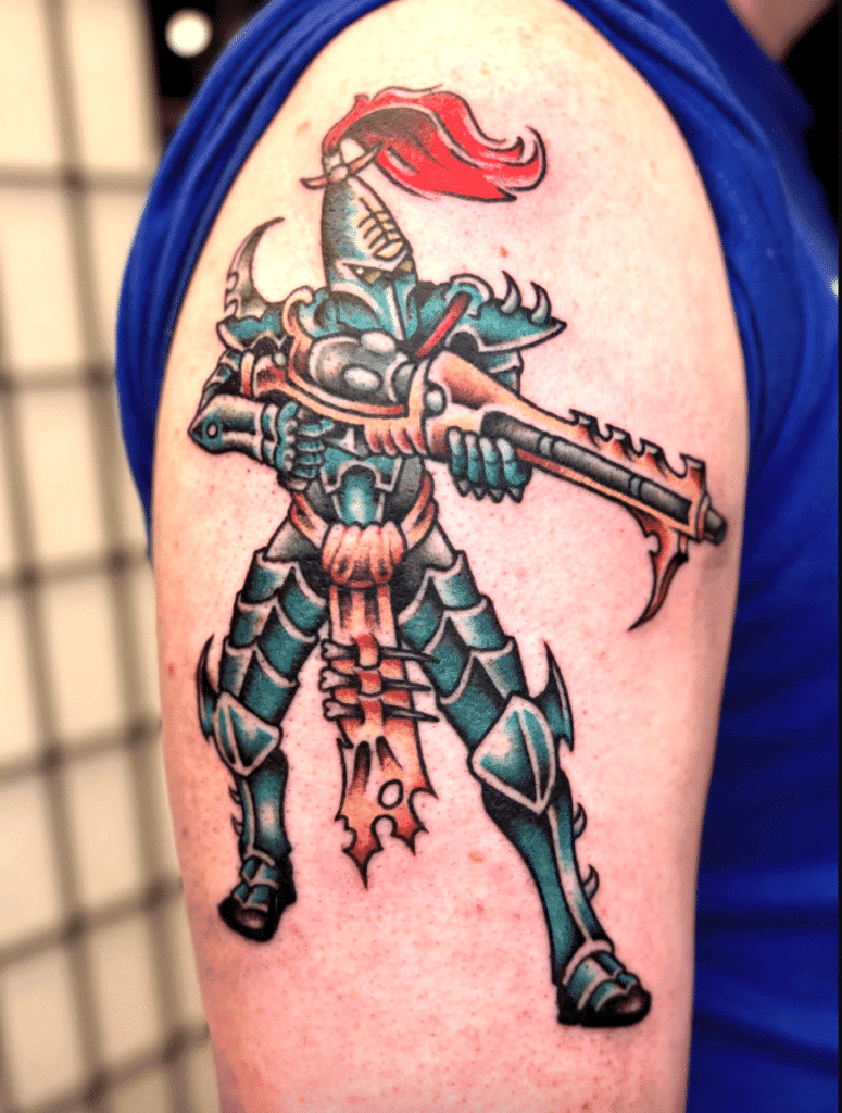 Drukhari Warhammer 40k Tattoo