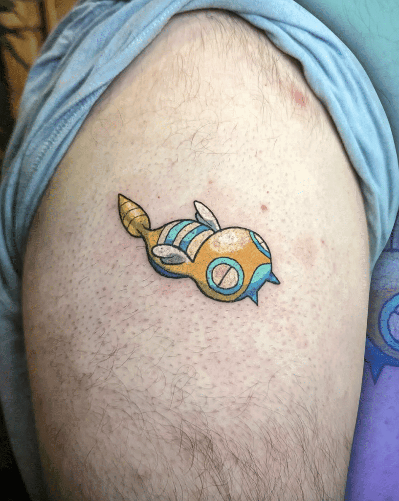 Dunsparce Small Johto Pokémon Tattoo