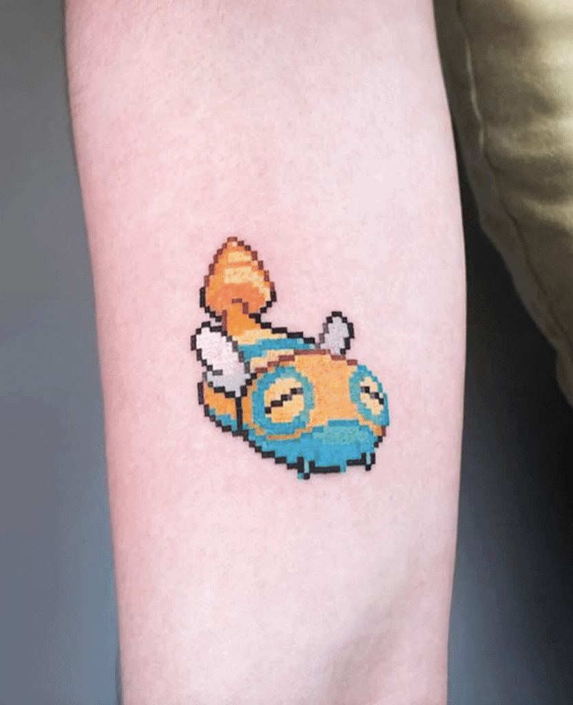 Dunsparce Sprite Johto Pokémon Tattoo