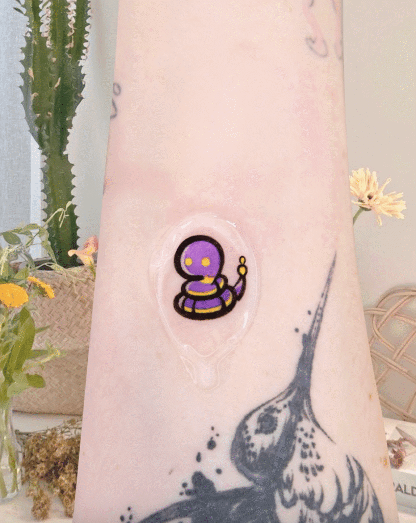 Ekans Small Johto Pokémon Tattoo