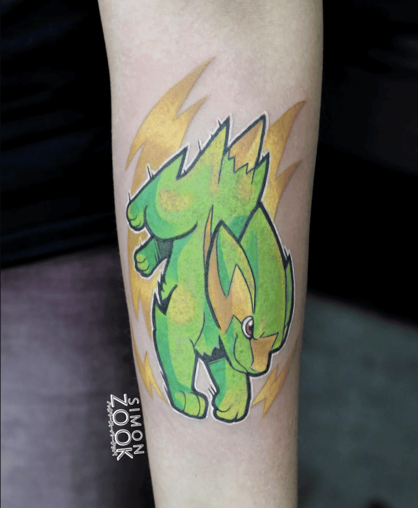 Electrike Classic Hoenn Pokémon Tattoo