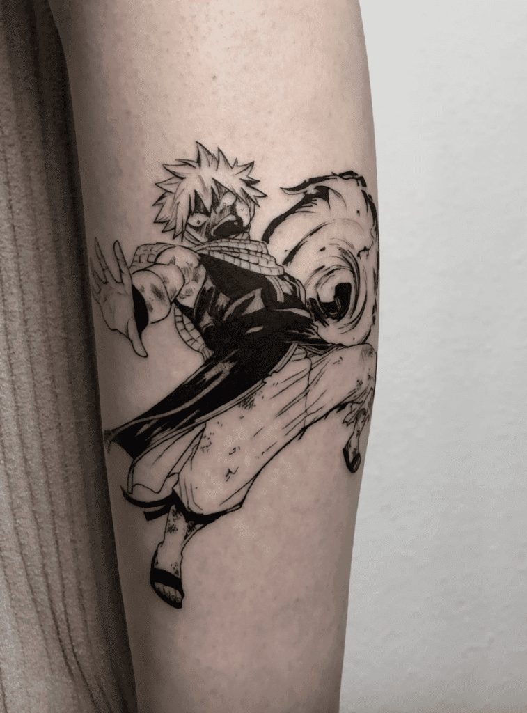 Fairy Tale Natsu Anime Tattoo