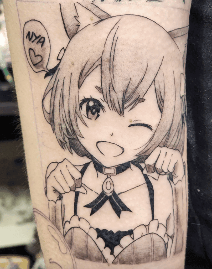 Felix Nya Re Zero Tattoo