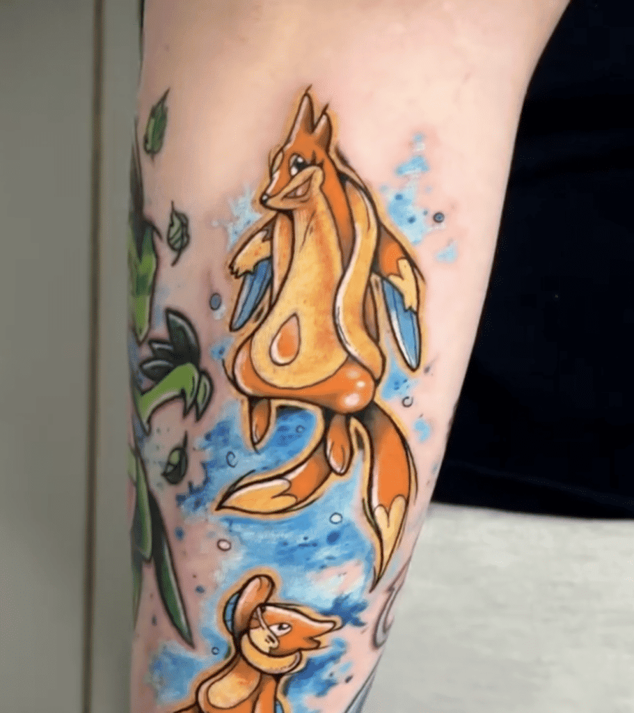 Floatzel Sinnoh Pokémon Tattoo
