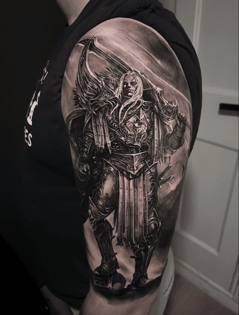 Fulgrim Warhammer 40k Tattoo