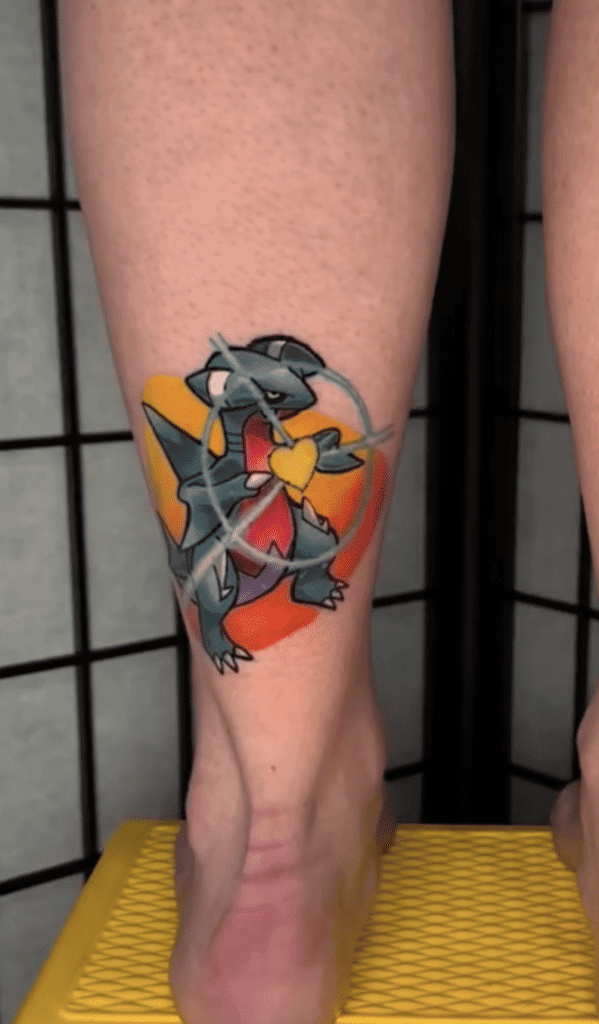 Gabite Sinnoh Pokémon Tattoo