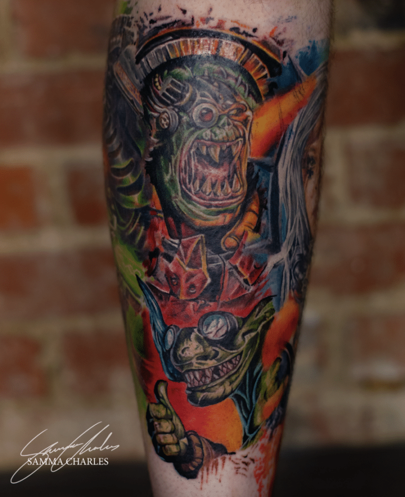 Ghazghkull Thraka Warhammer 40k Tattoo